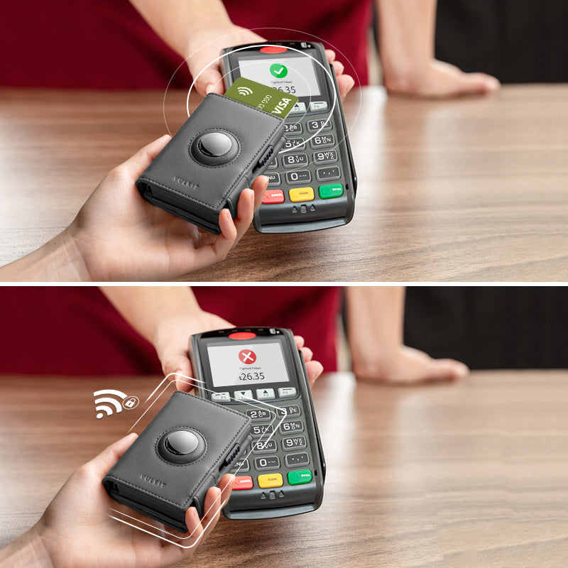 Portofel pentru Carduri SMART WALLET BUSINESS din Piele Naturală