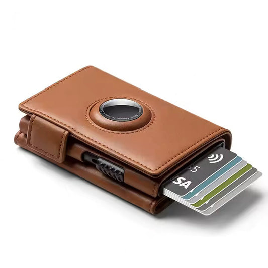 Portofel pentru Carduri SMART WALLET BUSINESS din Piele Naturală MARO