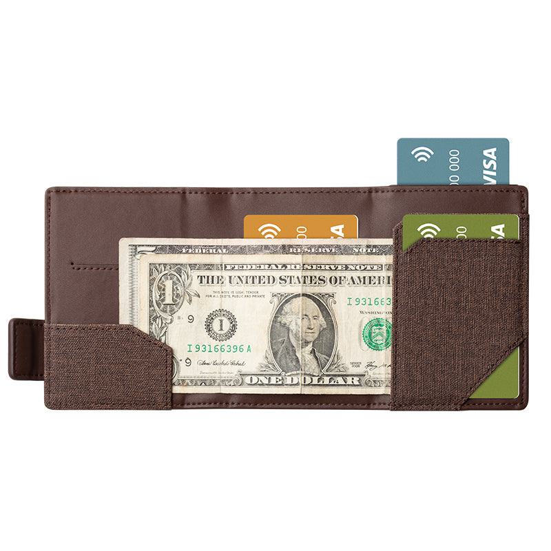 Portofel pentru Carduri SMART WALLET BUSINESS din Piele Naturală