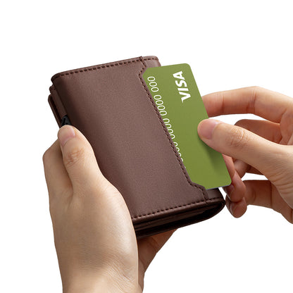 Portofel pentru Carduri SMART WALLET BUSINESS din Piele Naturală