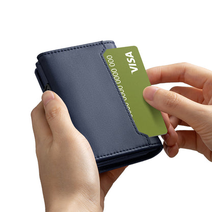 Portofel pentru Carduri SMART WALLET BUSINESS din Piele Naturală