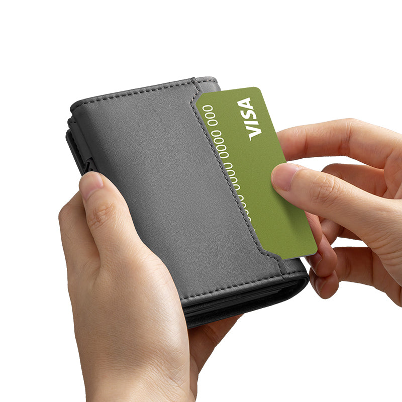 Portofel pentru Carduri SMART WALLET BUSINESS din Piele Naturală