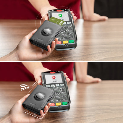 Portofel pentru Carduri SMART WALLET BUSINESS din Piele Naturală