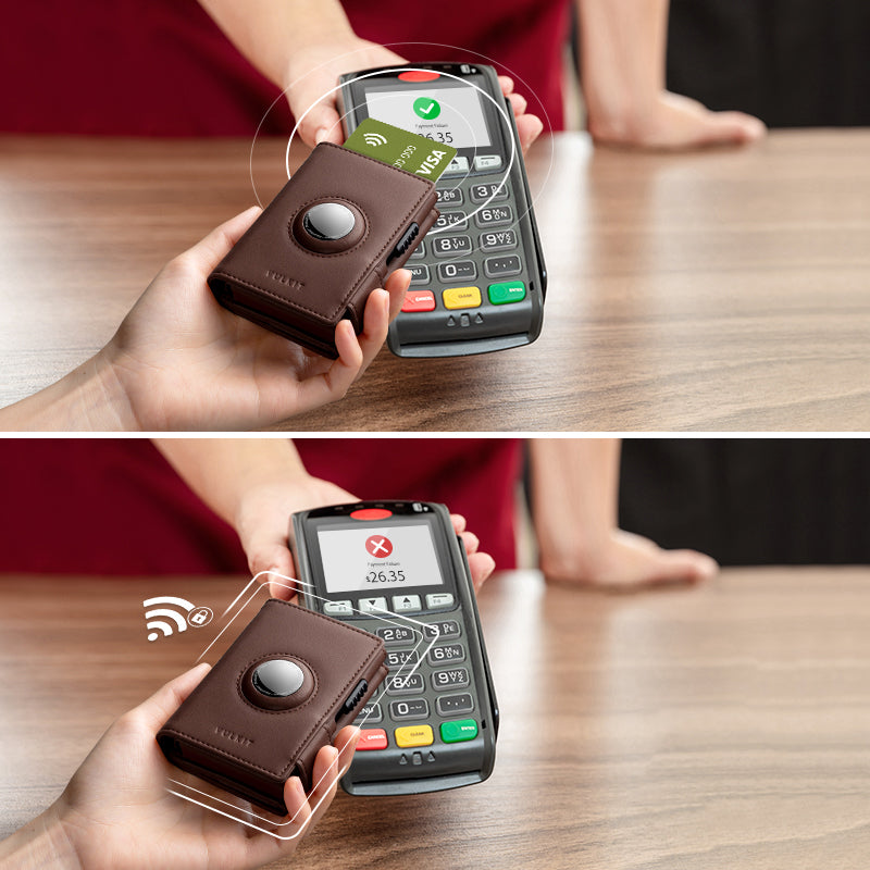 Portofel pentru Carduri SMART WALLET BUSINESS din Piele Naturală