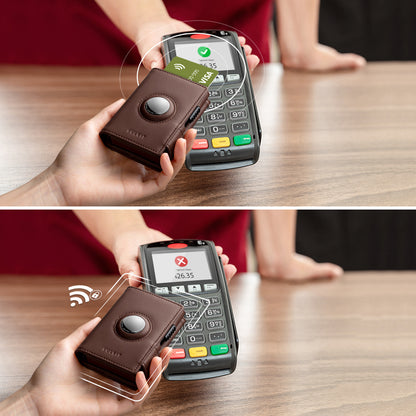 Portofel pentru Carduri SMART WALLET BUSINESS din Piele Naturală