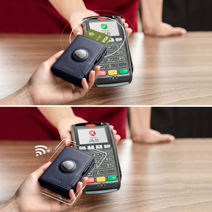 Portofel pentru Carduri SMART WALLET BUSINESS din Piele Naturală